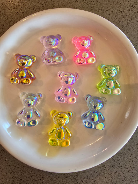 Charms ositos brillosos multicolores decoden